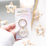 999 Angel Number Keyring