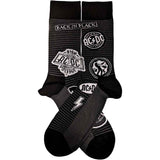 AC/DC Black Icons Ankle Socks