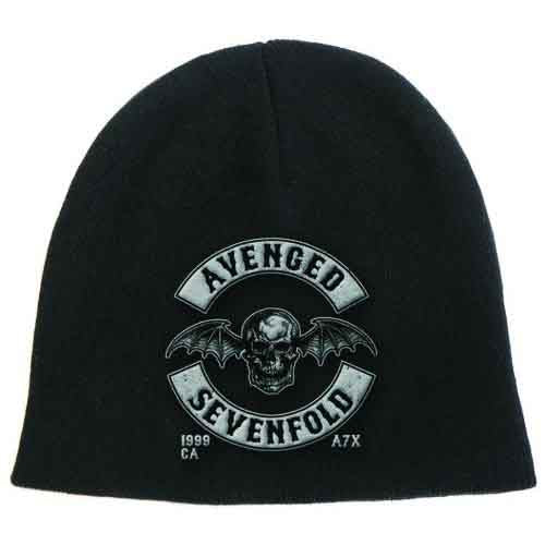 Avenged Sevenfold Beanie Hat: Death Bat Crest