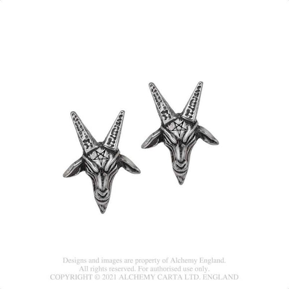 Baphomet Stud Earrings