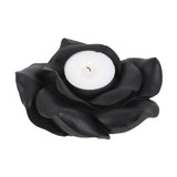 Black Rose Tealight Candle Holder