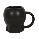 Black Skull Shaped Mug