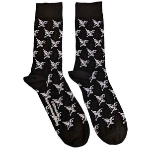 Black Sabbath Ankle Socks: Demon Pattern