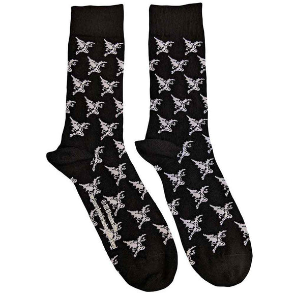 Black Sabbath Ankle Socks: Demon Pattern