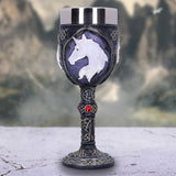 Celtic Purple Unicorn Goblet