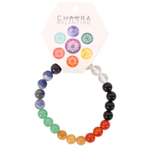 Chakra Crystal Ball Bracelet