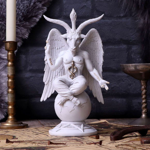 The Dark Lord White Baphomet Figurine