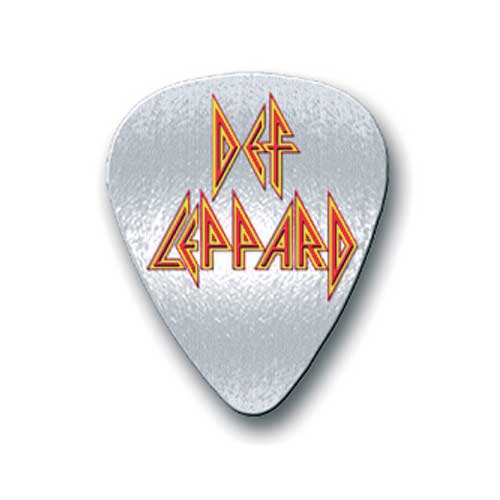 Def Leppard Guitar Plectrum Pin Badge