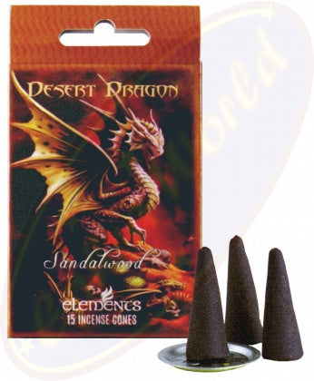 Desert Dragon Sandalwood Incense Cones