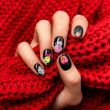 Disney Villains Heat Change Nail Stickers