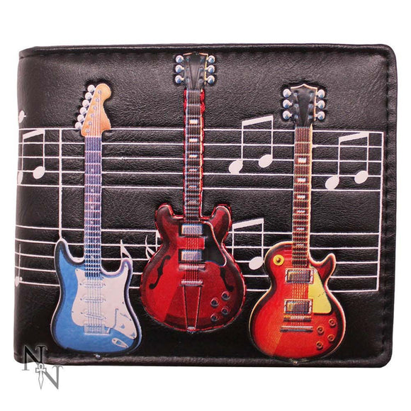 Electric Guitars Music Wallet