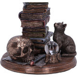 Feline Scholars Bronze Cats & Books Ornament