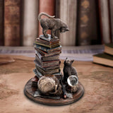 Feline Scholars Bronze Cats & Books Ornament