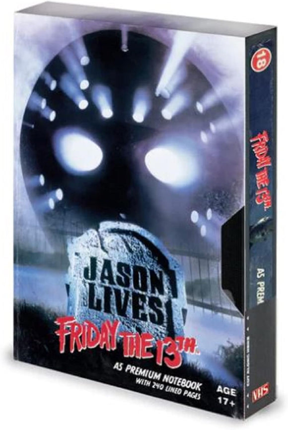 Friday the 13th VHS Notebook