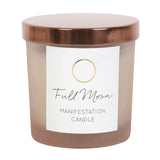 Full Moon Eucalyptus Manifestation Candle with Tiger's Eye