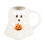 Ghost with Pumpkin Mug