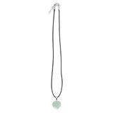 Green Adventurine Crystal Heart Necklace