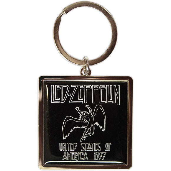 Led Zeppelin Keyring: 1977 USA Tour