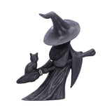 Little Souls Beam Witch on Broom Figurine