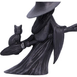 Little Souls Beam Witch on Broom Figurine