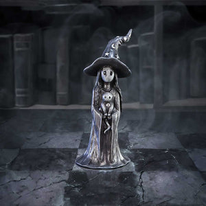 Little Souls Glimmer Witch with Cat Figurine