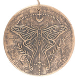 Luna Moth Terracotta Plaque