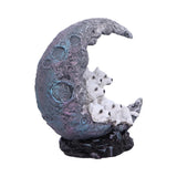 Moon Litter White Wolves Ornament