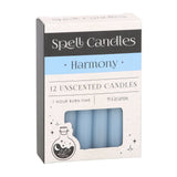 Pack of 12 Blue Harmony Spell Candles