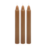 Pack of 12 Brown Grounding Spell Candles