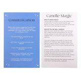 Pack of 12 Communication Blue Spell Candles