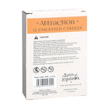 Pack of 12 Orange Attraction Spell Candles