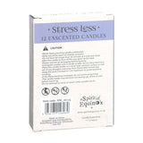 Pack of 12 Purple Stress Less Spell Candles