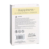 Pack of 12 Yellow Happiness Spell Candles