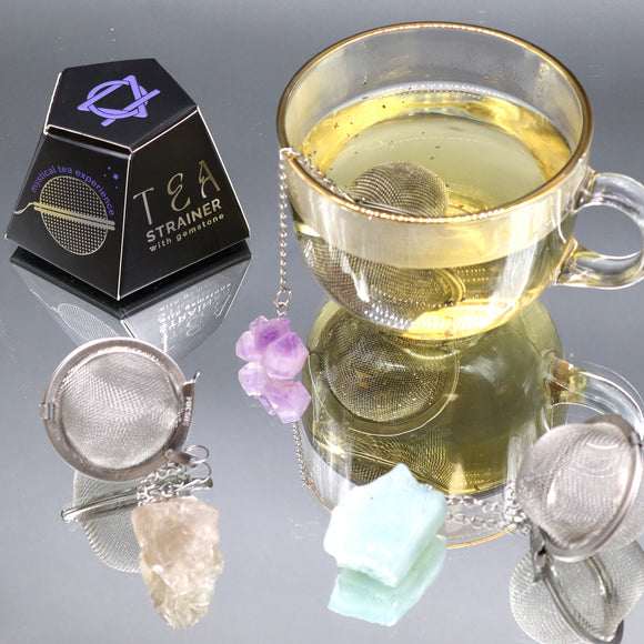 Raw Crystal Tea Strainer