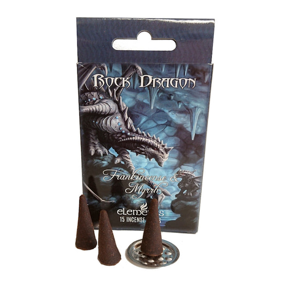 Rock Dragon - Frankincense & Myrrh Incense Cones