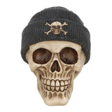 Skull Ornament with Beanie Hat