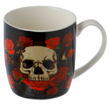 Skulls & Roses Lidded Mug & Tea Infuser