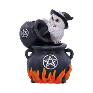 Snowy Brew Owl Backflow Incense Burner