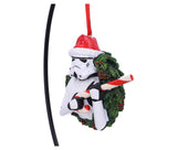 Stormtrooper Christmas Wreath Hanging Ornament