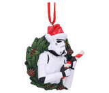 Stormtrooper Christmas Wreath Hanging Ornament