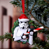 Stormtrooper Christmas Wreath Hanging Ornament