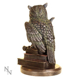 Ulula Bronze Academic Owl Figurine