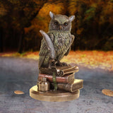 Ulula Bronze Academic Owl Figurine