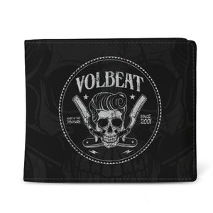 Volbeat Black Skull Wallet