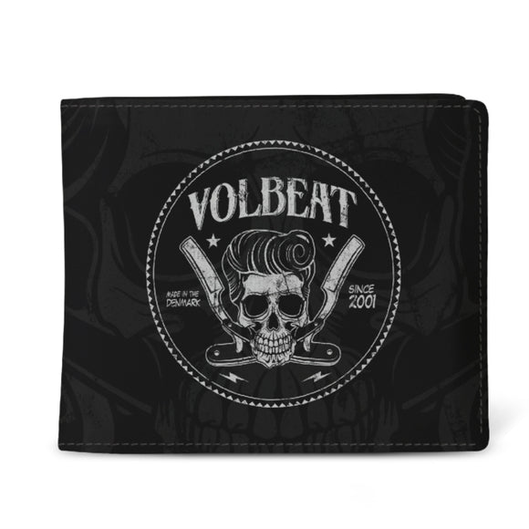 Volbeat Black Skull Wallet