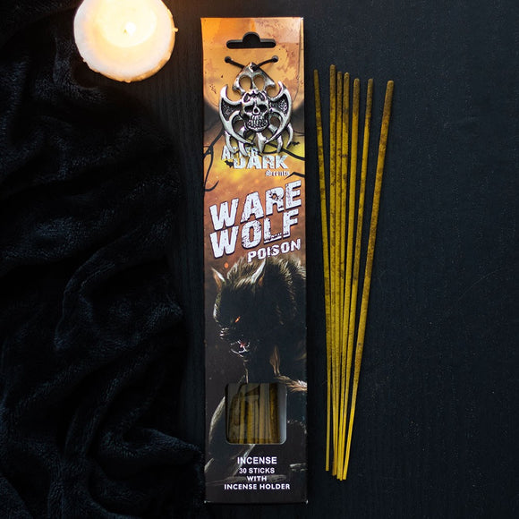 Werewolf Poison - Vanilla Incense Sticks with Holder