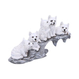 Winter Litter White Wolf Ornament