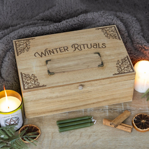 Wooden Winter Rituals Box