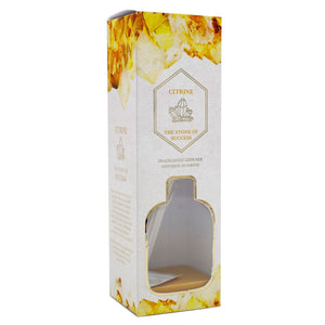 Yellow Citrine Crystal, Summer Garden Reed Diffuser