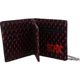 AC/DC Lightning Logo Chained Wallet